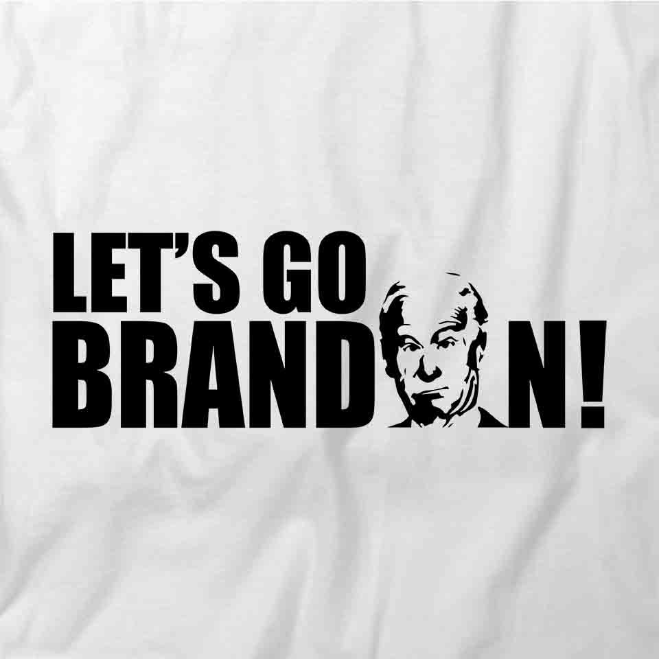 Let's Go Brandon Tee Shirt – Black - Just Right Signs & Print