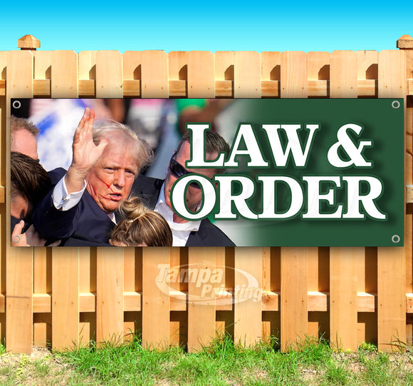 Trump Law and Order Banner