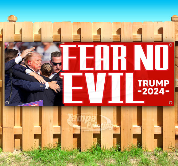 Trump Fear No Evil Banner