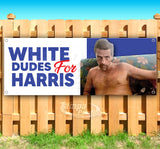 White Dudes for Harris SB00186 Banner