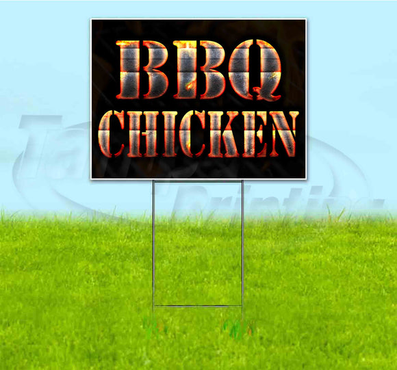 BBQ Chicken Yard Sign