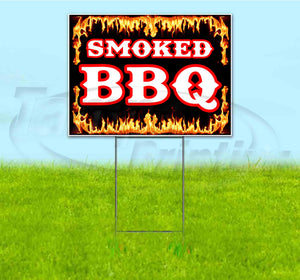 Smoked BBQ Yard Sign