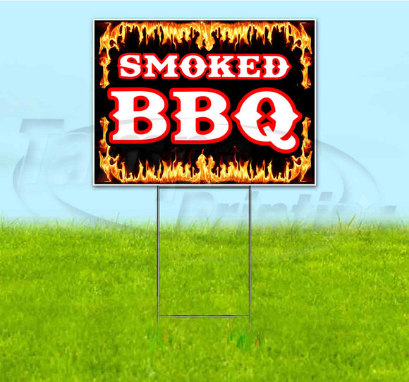 Smoked BBQ Yard Sign