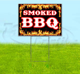 Smoked BBQ Yard Sign