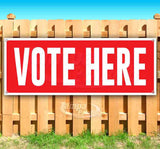 Vote Here Banner