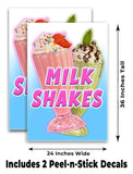 Milk Shakes A-Frame Signs, Decals, or Panels