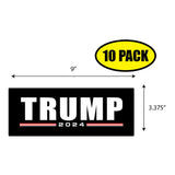 Trump 2024 Black Sticker