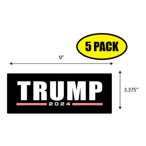 Trump 2024 Black Sticker