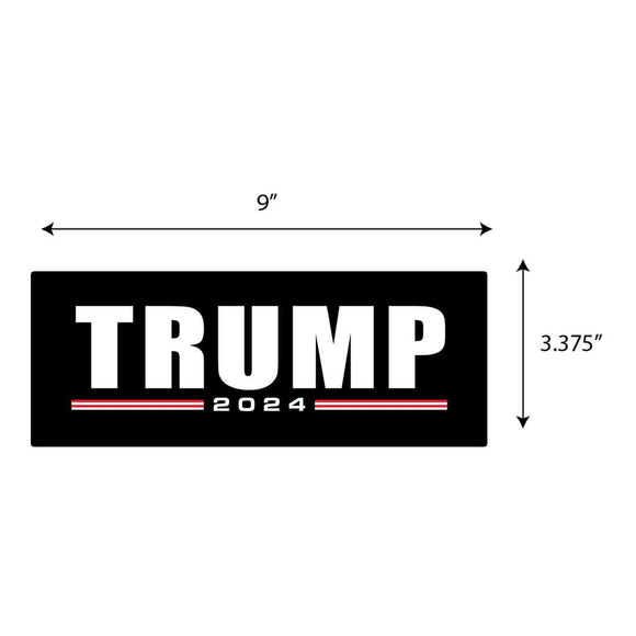 Trump 2024 Black Sticker