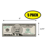 Trump 2024 Dollar Sticker