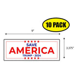 Trump 2024 Save America Sticker