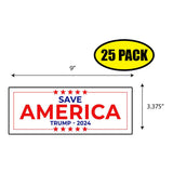 Trump 2024 Save America Sticker