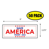 Trump 2024 Save America Sticker