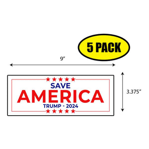 Trump 2024 Save America Sticker