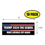 Trump 2024 The Sequel Sticker