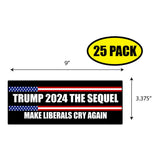 Trump 2024 The Sequel Sticker