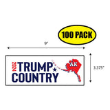 Trump Country Alaska Sticker