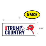 Trump Country Alaska Sticker