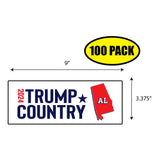 Trump Country Alabama Sticker