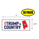 Trump Country Alabama Sticker