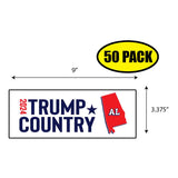 Trump Country Alabama Sticker