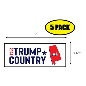 Trump Country Alabama Sticker