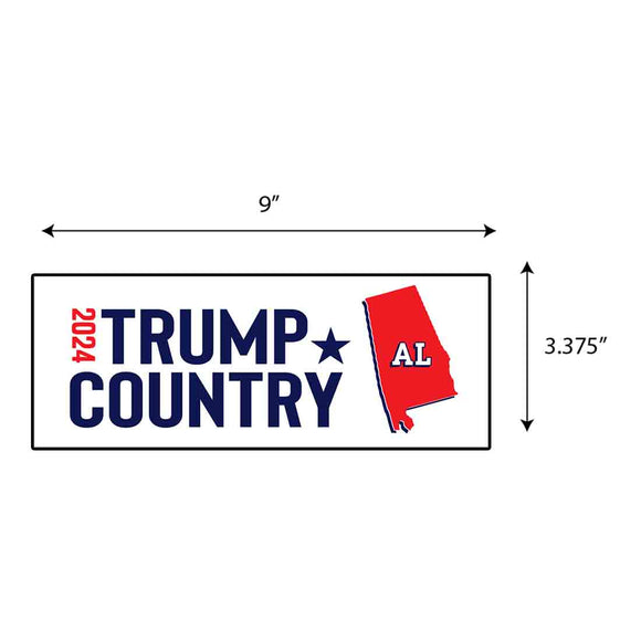 Trump Country Alabama Sticker