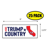 Trump Country California Sticker