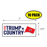 Trump Country Connecticut Sticker