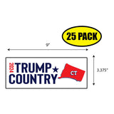 Trump Country Connecticut Sticker