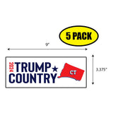 Trump Country Connecticut Sticker