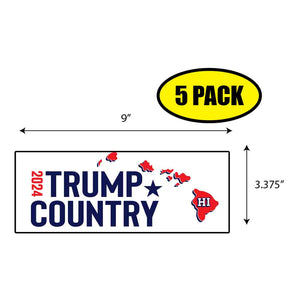 Trump Country Hawaii Sticker