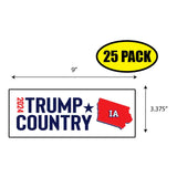 Trump Country Iowa Sticker