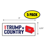 Trump Country Iowa Sticker