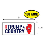 Trump Country Illinois Sticker