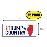 Trump Country Illinois Sticker