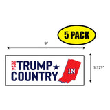 Trump Country Indiana Sticker