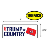 Trump Country Kansas Sticker