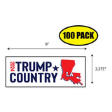 Trump Country Louisiana Sticker