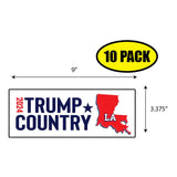 Trump Country Louisiana Sticker