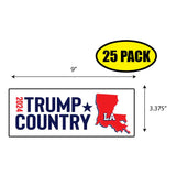 Trump Country Louisiana Sticker