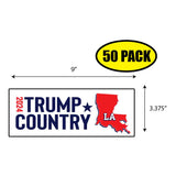 Trump Country Louisiana Sticker