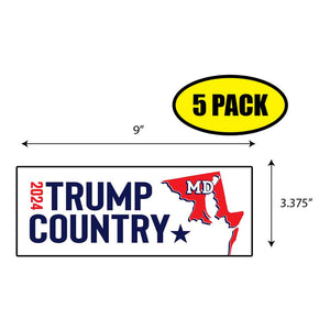 Trump Country Maryland Sticker