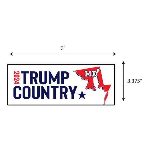 Trump Country Maryland Sticker