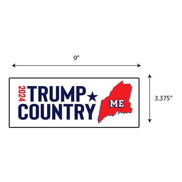 Trump Country Maine Sticker