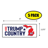 Trump Country Michigan Sticker