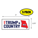 Trump Country Missouri 2024 Sticker