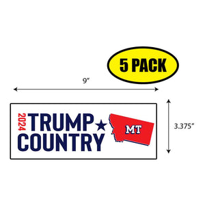 Trump Country Montana 2024 Sticker