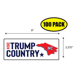 Trump Country North Carolina 2024 Sticker