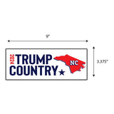 Trump Country North Carolina 2024 Sticker